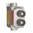 1-Gang 1-Circuit Universal Red Mushroom Head Control Station, Emergency Stop Nameplate, 1/2" Hub (10A, 600 VAC)