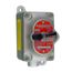 1-Gang Explosion-Proof Feed-Thru Malleable Iron Front-Operated Tumbler Switch w/ 3/4" Hub (1P, 20A, 120-277V)