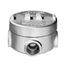 3-3/8" Dia., 1" Hub, 5 Outlets, GRU Aluminum Universal Round Conduit Outlet Box