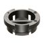 1/2" Black Button Non-Metallic Push-In Cable Connector w/ Divider