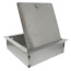 12" x 12" x 4" Stainless Steel Recessed Valve Box (Stainless Steel)