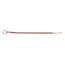 Wire Brown - 18 AWG 6" Strip to Eyelet, AS-50207-09-AC
