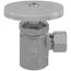 1/2" FIP x 3/8" OD Comp. Multi Turn Angle Stop Valve, Lead Free (Chrome)