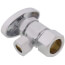 1/2" Nom Comp (5/8" OD) x 3/8" OD Comp Multi Turn Angle Stop, Lead Free (Chrome)