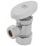 1/2" Nom Comp (5/8" OD) x 3/8" OD Comp Multi Turn Angle Stop, Lead Free (Chrome)