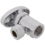 3/8" FIP x 3/8" OD Comp. Multi Turn Angle Stop Valve, Lead Free (Chrome)