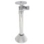 1/2" Sweat x 3/8" OD Compression Angle Stop w/ Bell Escutcheon, Lead Free (Chrome)