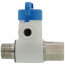 3/8" Male Compression x 3/8" Female Compression x 1/4" Angle Stop Adapter Valve (Lead Free)