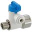 1/2" NPS x 3/8" COMP x 1/4" OD Speedfit Angle Stop Adapter Valve