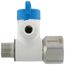1/2" NPS x 3/8" COMP x 1/4" OD Speedfit Angle Stop Adapter Valve