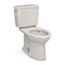 CST776CSG#12 Drake 2-Piece Elongated 1.6 GPF Tornado Flush Toilet w/ CEFIONTECT (Sedona Beige)