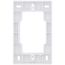 Flush Surface Mount Backplate Kit for WWS2-EN3 Wireless Wall Switch - White