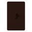 Ariadni Dimmer Switch with Locator Light, 1000W, Incandescent/Halogen Only, 120V, 1 Pole, Brown