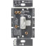Ariadni Dual Fan/Light Control, Single 1.5A Fan and 300W Incandescent/Halogen Light, 120V, Single Pole, AY2-LFSQ-WH, White
