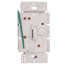 Ariadni Quiet Fan-Speed Control, No Neutral Required, 1.5A 3-Speed Fan, 120V, Single Pole/3-Way, AYFSQ-F-WH, White