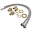 1/2" NPT Close Nipples & Elbows, 24" Supply Hoses, 3/8" Compression Inlet Kit (2 per Pack), B-0230-KIT