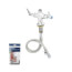 Single Hole Double Pantry Swivel/Rigid Base Faucet Less Nozzle w/ Spring Checks & Lever Handles, 18" Supply Hose