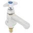 Single Hole Sill Faucet, Deck Mount, with 2.2 GPM Non-Splash Aerator and 4-Arm Handle