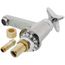 Single Hole Sill Faucet, Deck Mount, with 2.2 GPM Non-Splash Aerator and 4-Arm Handle