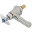 Single Hole Sill Faucet, Deck Mount, with 2.2 GPM Non-Splash Aerator and 4-Arm Handle