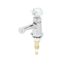 Single Hole Sill Faucet, Deck Mount, w/ 2.2 GPM Non-Splash Aerator & Pivot Action Metering Handle, B-0712-PA