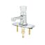 Self-Closing Metering Sill Faucet, Deck Mount, Deck Plate & Push Button Handle, 0.5 GPM, B-0712-VF05-4DP
