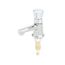 Self-Closing Metering Sill Faucet, Deck Mount, w/ 0.5 GPM Vandal Resistant Outlet Device & Push Button Handle, B-0712-VF05