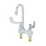 4" Deck Mount, 2 Wrist-Handle Medical Faucet, 2-7/8" Rigid/Swivel Gooseneck, 0.5 GPM, B-0892-VF05