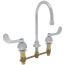 8" Deck Mount Two Handle Medical Faucet, 5-3/4" Gooseneck, with 4" Wrist Action Handles