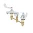 Lavatory Faucet, Concealed Body, 8" Centers, Cast Spout, 4" Wrist, VR 0.5 GPM Non-Aerated, B-2990-WH4-VF05
