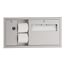B-3091 Recessed-mounted Toilet Tissue, Seat-cover Dispenser and Waste Disposal (Satin)