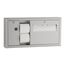 B-30919 Surface-Mounted Toilet Tissue, Seat-cover Dispenser and Waste Disposal (Satin)
