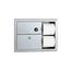 B-3094 Recessed Sanitary Napkin Disposal and Toilet Tissue Dispenser (Satin)