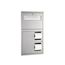 B-3474 Recessed Seat-cover Dispenser and Toilet Tissue Dispenser (Satin)