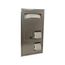 B-3574 Recessed Seat-cover Dispenser, Sanitary Napkin Disposal and Toilet Tissue Dispenser (Satin)
