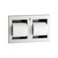 B-35883 Recessed Multi-roll Toilet Tissue Dispenser (Satin)