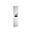 B-38032 Semi-Recessed Paper Towel Dispenser/Waste Receptacle (Satin)