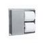 B-386 Partition-mounted Multi-roll Toilet Tissue Dispenser (serves 2 Compartments) (Satin)