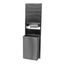 B-3947 Recessed Convertible Paper Towel Dispenser/Waste Receptacle (Satin)