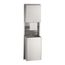 B-39747 ClassicSeries Recessed Automatic Universal Roll Paper Towel Dispenser/Waste Receptacle (Satin)