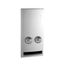 B-4706C Recessed Napkin/Tampon Vendor, Free Vend (Satin)