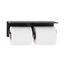 B-540.MBLK Surface-Mounted Toilet Tissue Dispenser & Utility Shelf (Matte Black)