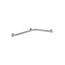 B-6861.99 1-1/2" Diameter Two-wall Shower Grab Bar, Peened (Satin)