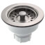Brushed Stainless Basket Strainer
