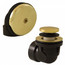 Bath Waste Standard Half Kit - PB Toe Pop-Up Drain w/ 1 Hole Face Plate (ABS)