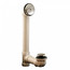 Bath Waste Standard Full Kit - CP Toe Pop-Up Drain w/ 1 Hole Face Plate (PVC)
