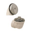 Bath Waste Standard Half Kit - CP Friction Lift Drain w/ 1 Hole Face Plate (PVC)