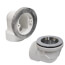 Standard PVC Bath Waste Rough-In Kit w/ CP Lift & Turn Drain Body (2 Hole)
