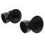 Bath Waste Standard Half Kit - CP Toe Pop-Up Drain w/ 2 Hole Face Plate (ABS)