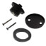 Bath Waste Standard Half Kit - RB Lift & Turn Drain w/ 2 Hole Face Plate (PVC)